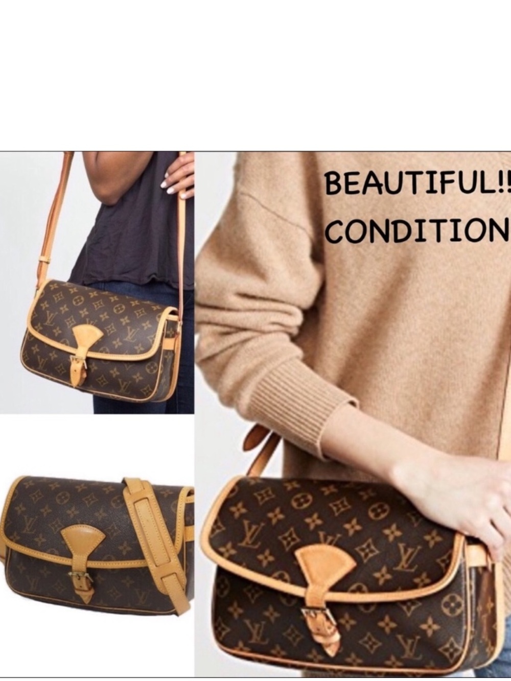 Louis Vuitton Monogram Canvas Crossbody sologne
